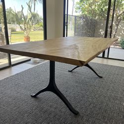Dining Table - Wood And Iron 78x40