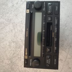 2004-07 Toyota Highlander  OEM JBL 6 disc cassette CD radio 86120-48430 OEM