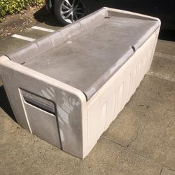 Us Leisure Pool Garden Storage Bench Container