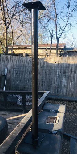 metal base for mail box 40” tall 2” pipe $40 not less