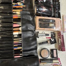 A lot of new make up and brushes