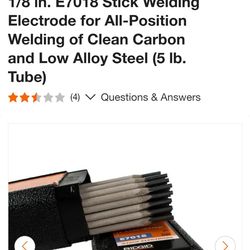 Ridgid 5 lbs. E7018 Stick Welding 2 for $25 Brand new (Price Is Firm)