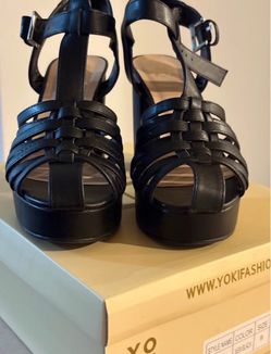 Women Black Platform Heels