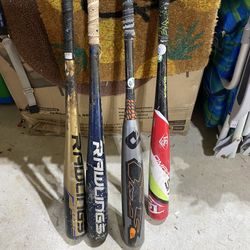 BATS FOR SALE 32.5-33.5 INCH BATS -3 BBCOR