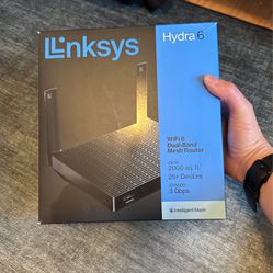 Linksys Hydra6 WiFi 6 Dual Band Mesh Router - Never Used 