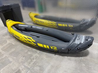 Intex Explorer K2 2-Person Inflatable Kayak / no seats / no oars