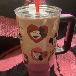 Disney Mickey and minnie stainless steel 40 ounce cup this isl a new item 