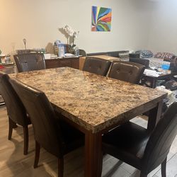 Digging Table 6 Chairs And Sofa Set 