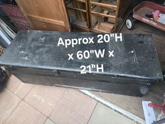 Metal Job Site Tool Box