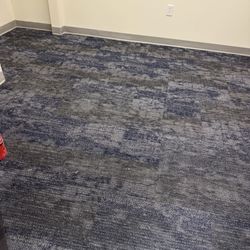 Carpet Tile Symmetry Blue 