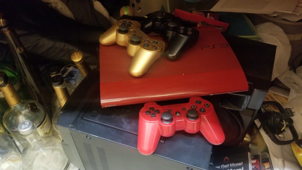 Ps3 super slim games and controllers