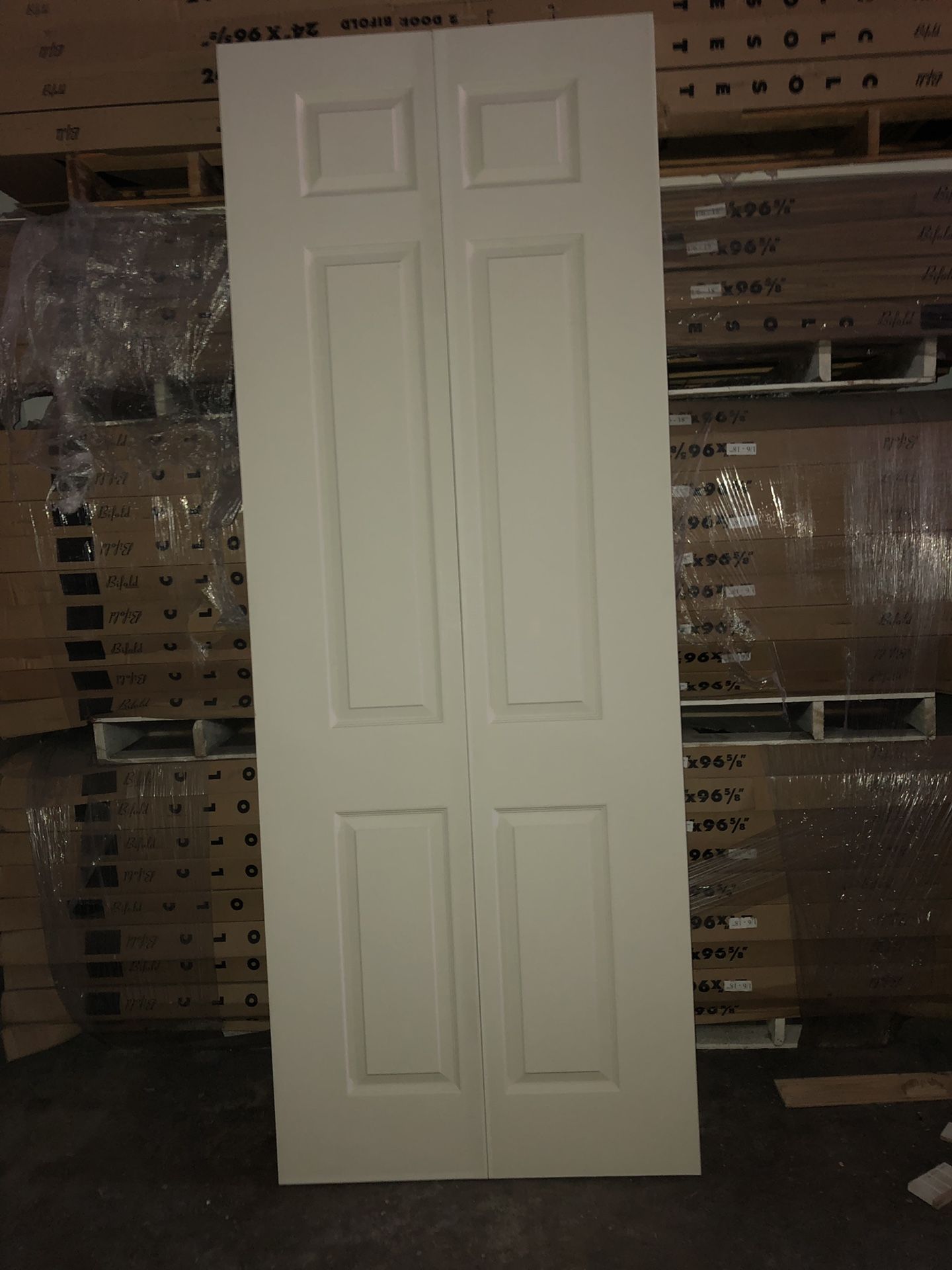 8’ Bifold 6 panel doors