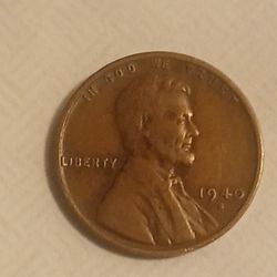 This is a 1940-S Lincoln Wheat Penny, a US one-cent coin minted in San Francisco. 