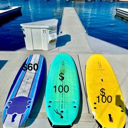 8’ Wide Beginners Surfboard 