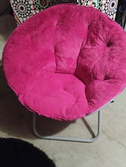 Foldable   Pink Chair