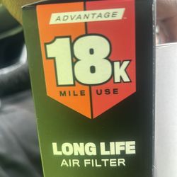 Vehicle air filter