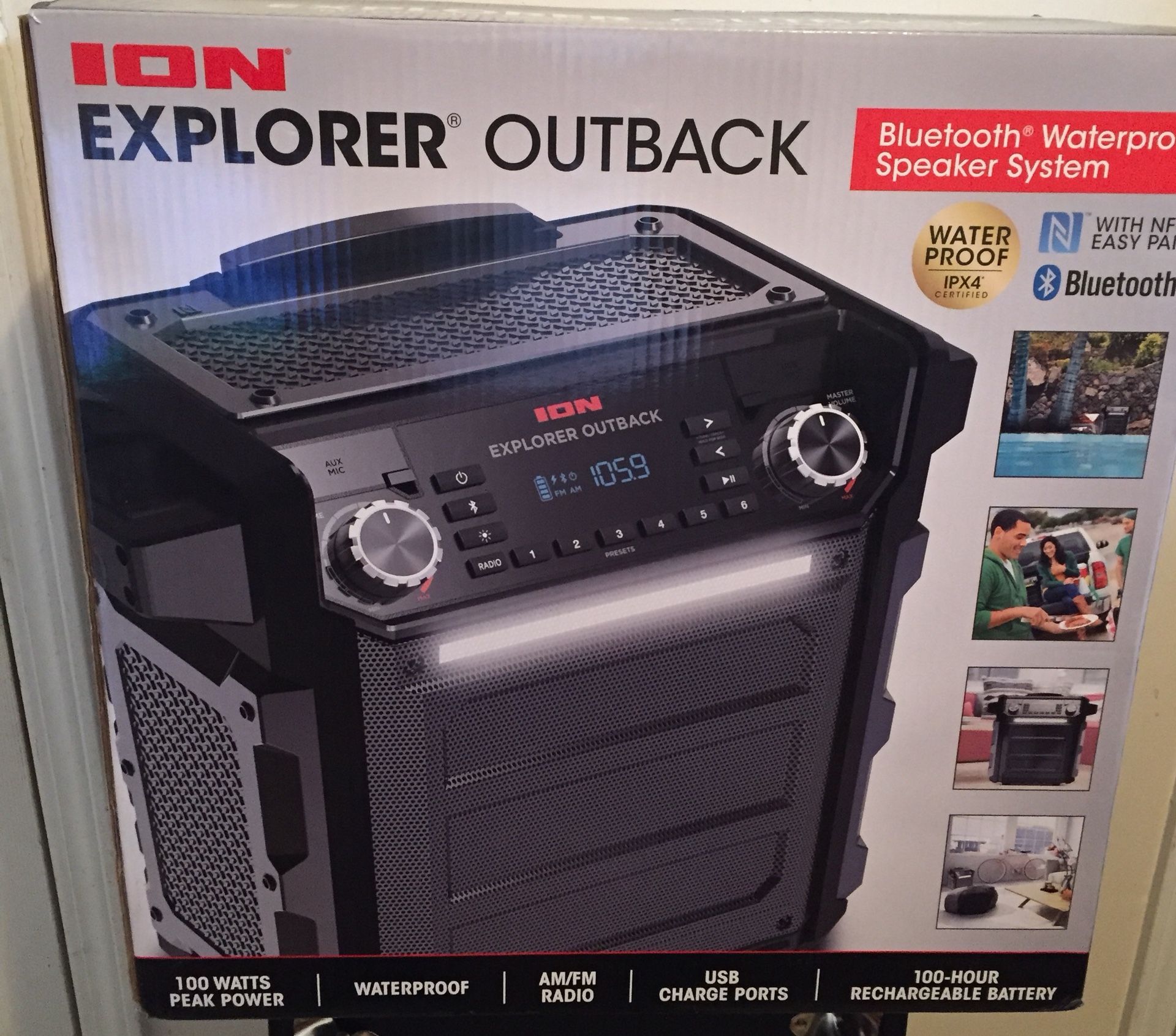 Ion Explorer Outback Wireless Rechargeable Speaker