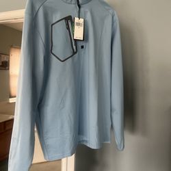 Genuine Polo Ralph Lauren GOLF Classic Luxury Jersey Pullover - Carolina Blue