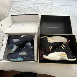 Jordan 12 cny and Jordan 5 pre grape