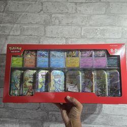 Pokemon Prismatic 8 Pack Mini Tin Costco Box