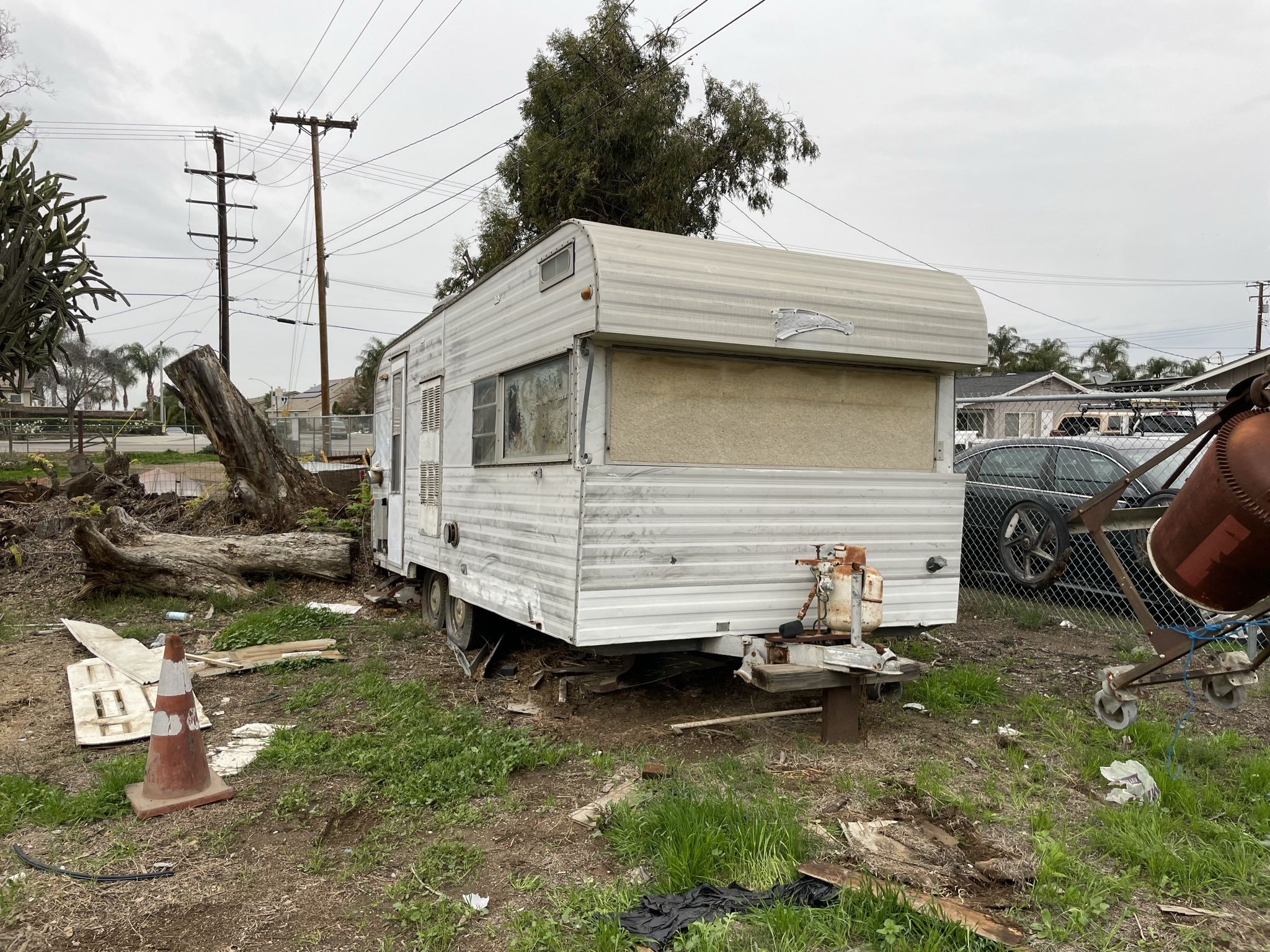Camping Trailer Vintage Fireball