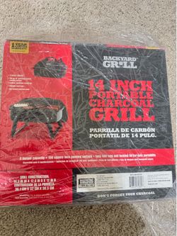 Backyard Grill 14-Inch Portable Charcoal Grill