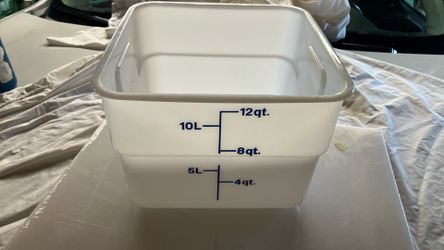Cambro 12 Qt. Container #12SFSP White