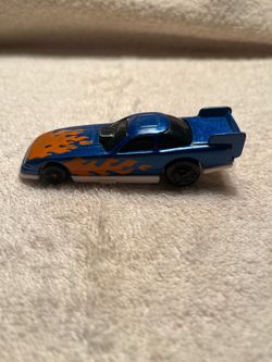 Vintage Hot Wheels McDonald’s Dragster 1993 Blue W/Flames