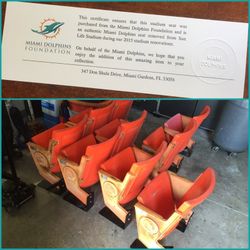 Miami Dolphins Seats