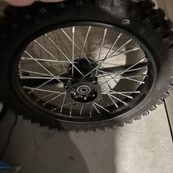 14 Inch Front Dirt Bike Rim And Tire 