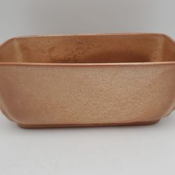 Tan rectangular planter