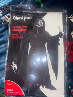 Ghost Face Chrome Edition Child Halloween Costume