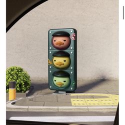 Popmart Mini Duckoo Citywalk - Traffic Lights