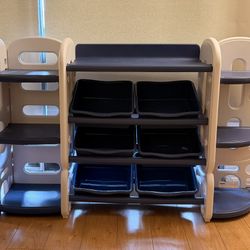Kid’s Toy Organizer Bookshelf