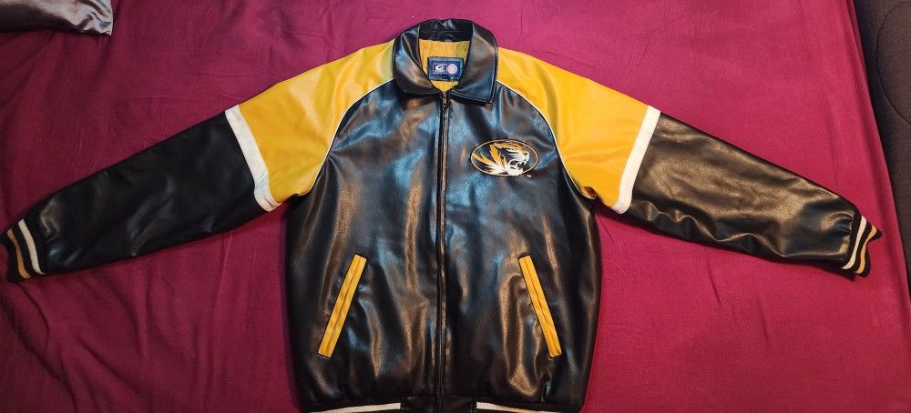 Vintage Size Medium Mizzou Leather Jacket
