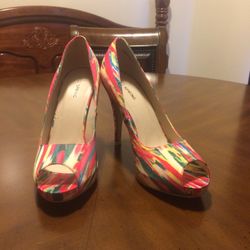 Call It Spring Rainbow Heels