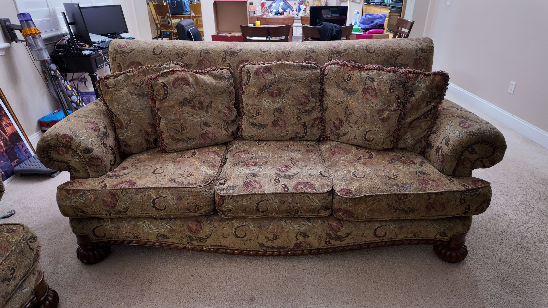 Sofa + Loveseat Set - $300 OBO (Pickup Only)