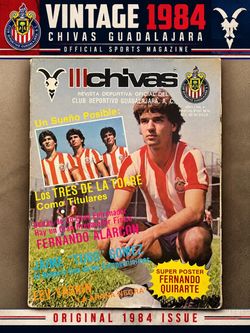 VTG 1984 Revista Deportiva Oficial Chivas Club Deportivo Guadalajara Magazine