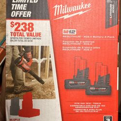 M12 Batteries Milwaukee 