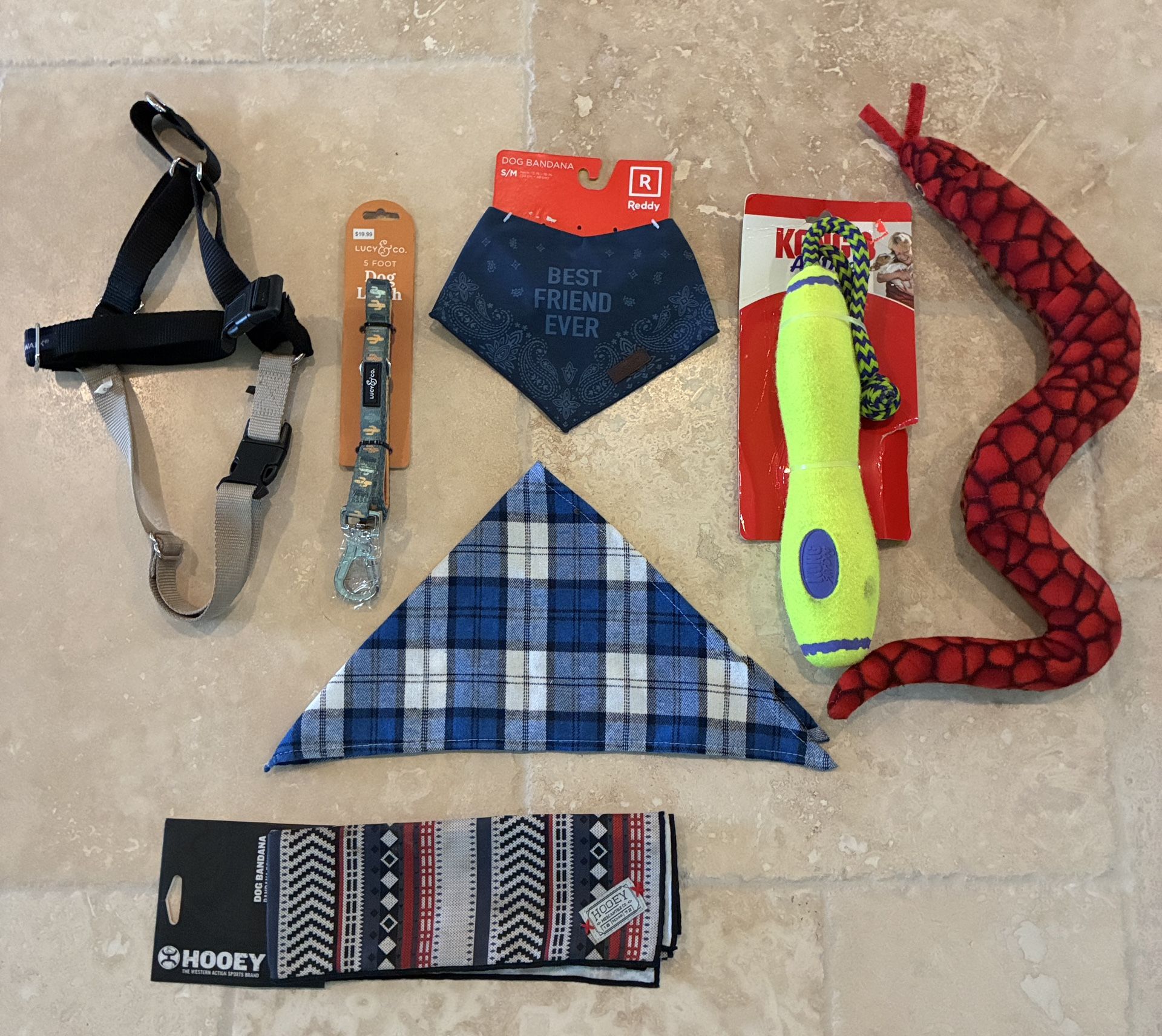Dog Outfits, Leases and Toys
