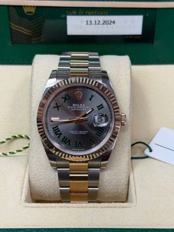 Rolex Datejust 41 Rose 2024 like new