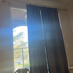 Blackout Curtains And Rod