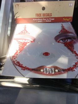 Halloween face art