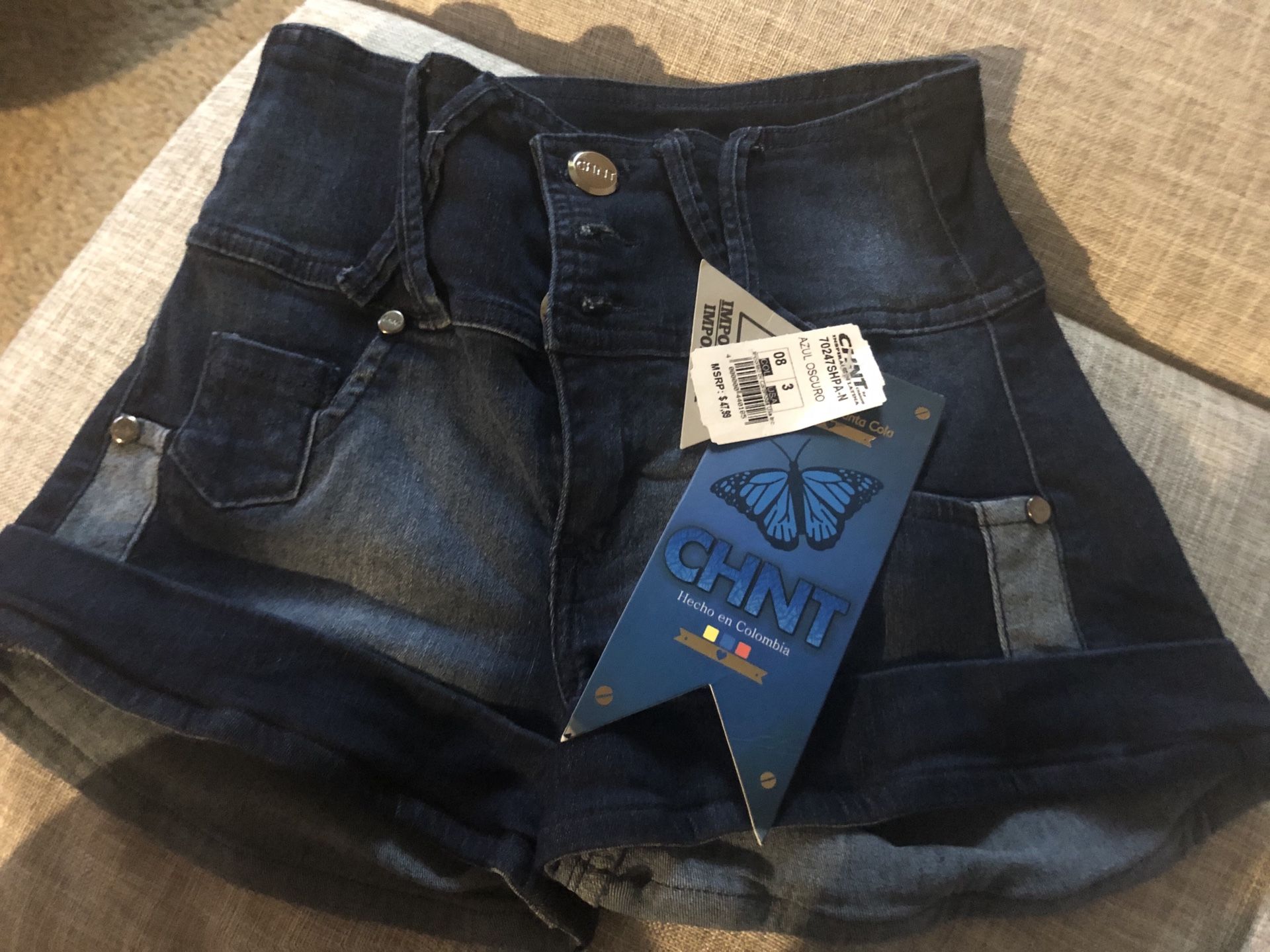 Short colombiano levantacola (butt lifter) American size 3 Colombian 8