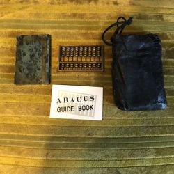 Vintage Abacus With Instruction Booklet 
