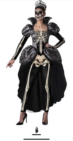 Halloween costume skeleton Queen size M
