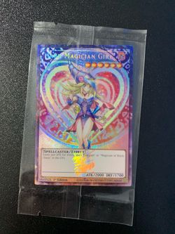 Dark Magician Girl Yugioh Card