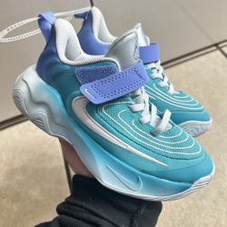 Nike Blue Shoes For Toddler Girls New Size 11c 