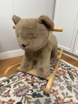 Pottery Barn Kids Plush Bear Rocker