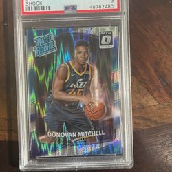 Send Offers Cash Or Trade! Donovan Mitchell Rated Rookie Shock PSA 9